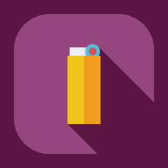 Flat modern design with shadow icons lighter