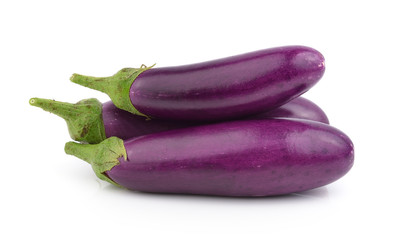 eggplant isolated on a white background