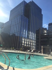 Naklejka premium outdoor pool Chicago