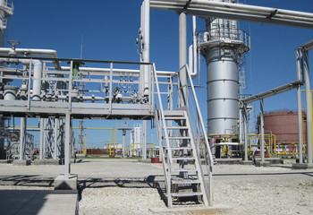 Obraz premium Oil refinery