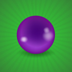 set of billiard balls, billiards, American purple ball