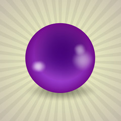 set of billiard balls, billiards, American purple ball
