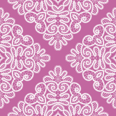 Abstract seamless lace pattern