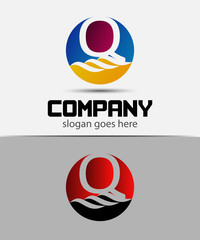 Letter Q logo icon design template elements
