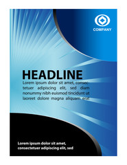 Flyer or Cover Design - Business Vector
