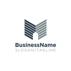 Fototapeta na wymiar Office Business vector logo icon