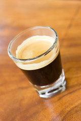 Espresso shot.