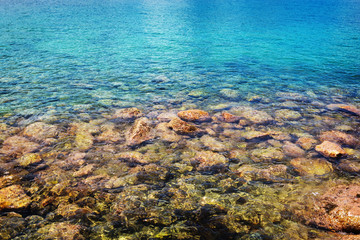 Stones beside the sea