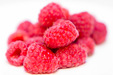 Ripe raspberries