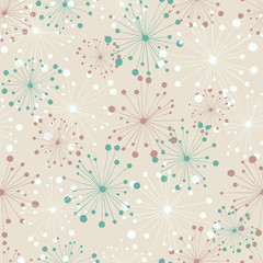 Seamless abstract firework pattern