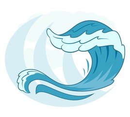 Sea wave symbol 2
