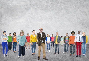 Obraz premium People Community Togetherness Corporate Team Concept