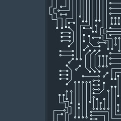 Drawing modern electronic circuit