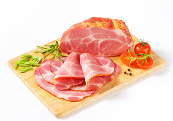 Smoked pork neck