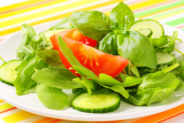 Rocket and cucumber salad