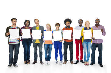 Obraz premium Diverse Diversity Ethnic Ethnicity Variation Team Unity Concept