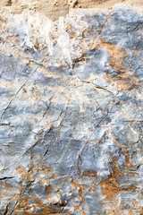 rocks stone and   orange gneiss in the  of morocco