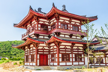 Fototapeta premium Tempel Taihu Lake