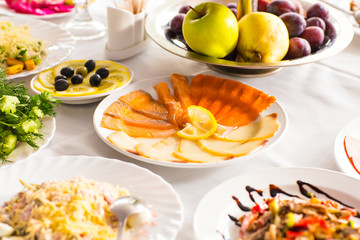 Smoked Salmon on plate