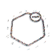 people in the shape of  frame