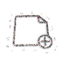 people in the shape of a sheet