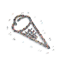 people in the shape of ice cream, cartoon