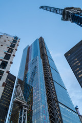 Fototapeta premium City construction portrait