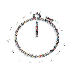 people in the shape of watches