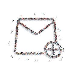 group  people  shape  letter e-mail
