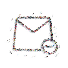 group  people  shape  letter e-mail