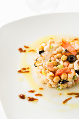 Chickpea salad vertical