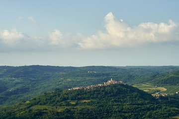 Motovun town, istria