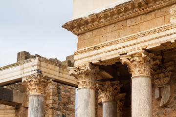 Closeu of Antique Roman Theatre