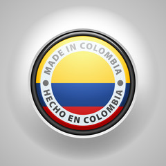 Made in Colombia (non-English text - Made in Colombia)