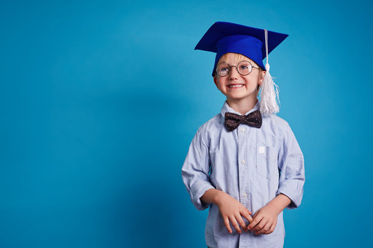 Boy In Graduation Hat