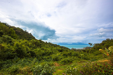 Obraz premium View from view point of Samui island