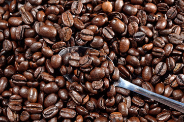 Coffee and spoon