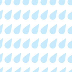 Obraz premium The pattern of blue drops of rain