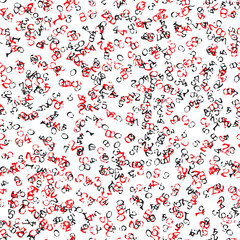 Abstract typewriter numbers seamless background. Endless pattern