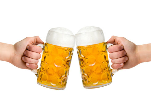 Gemeinsam Bier trinken