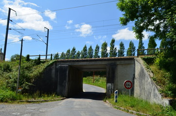 Fototapeta na wymiar Pont de chemin de fer. (France)