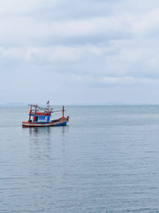 Thai fishing boat movement used as a vehicle for finding fish