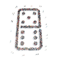 group  people  shape  domino