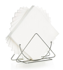 Napkins in a stand