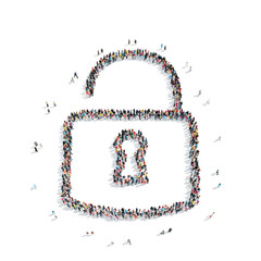  people  shape  lock  flashmob