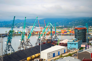 Batumi commercial port, Georgia