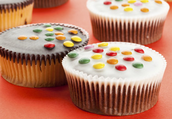 Cupcakes with smarties