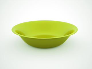Green plate rendered