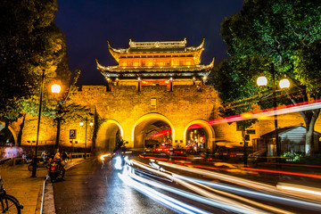 Fototapeta na wymiar Suzhou bei Nacht