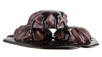 marshmallows in chocolate
